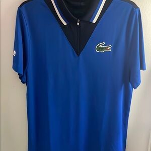 Lacoste Men's Blue Polo Sport Golf Tshirt Medium